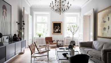 Фото - Картины в классических рамах и современный декор: красивая квартира в Гётеборге